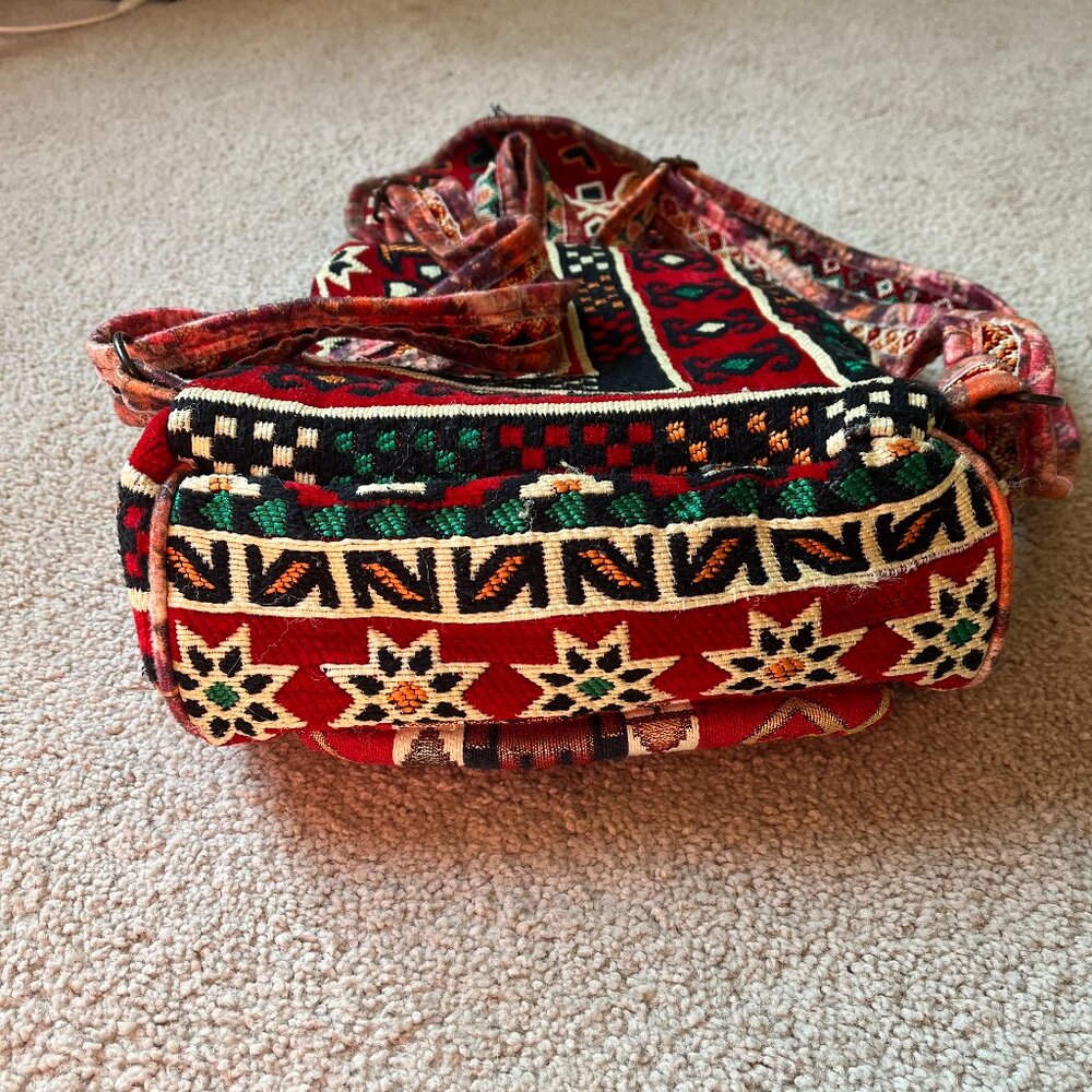 Woven *Tapestry* Backpack | Adjustable Straps | Very Unique | One of a Kind, EUC - Picture 16 of 16